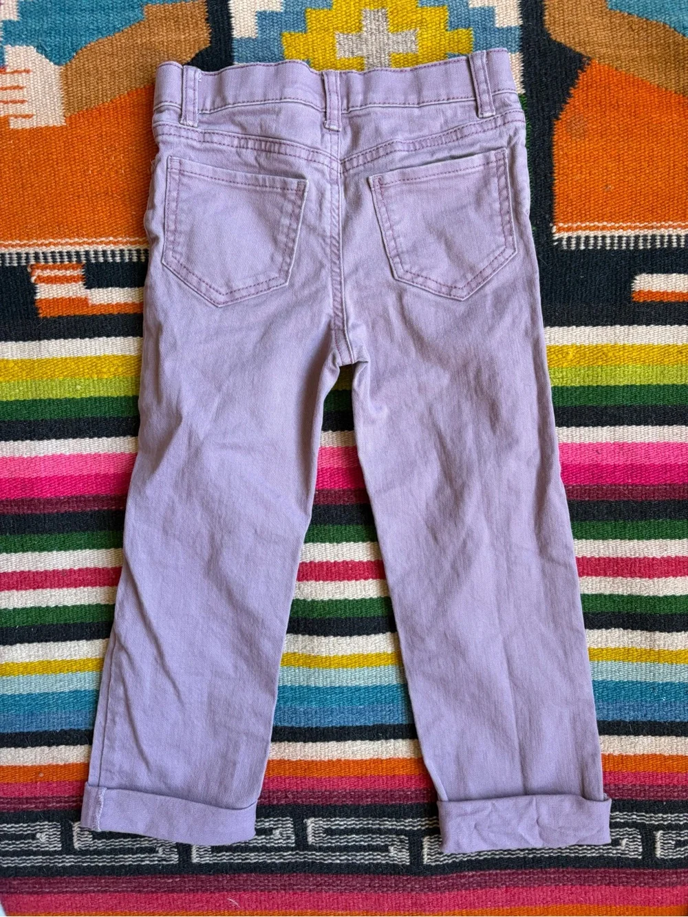 OshKosh B'gosh Pastel Purple Button-Fly Skinny Jeans